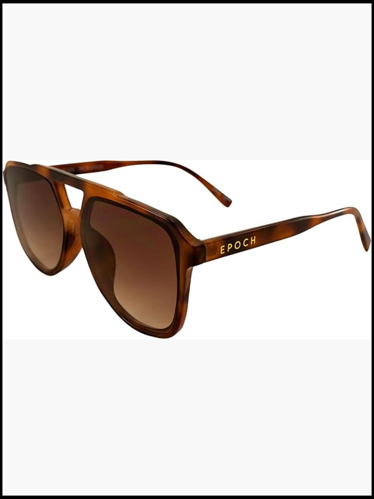 Oversized Aviator Sunglasses With Gradient Lenses, 100% Uva/Uvb Protection